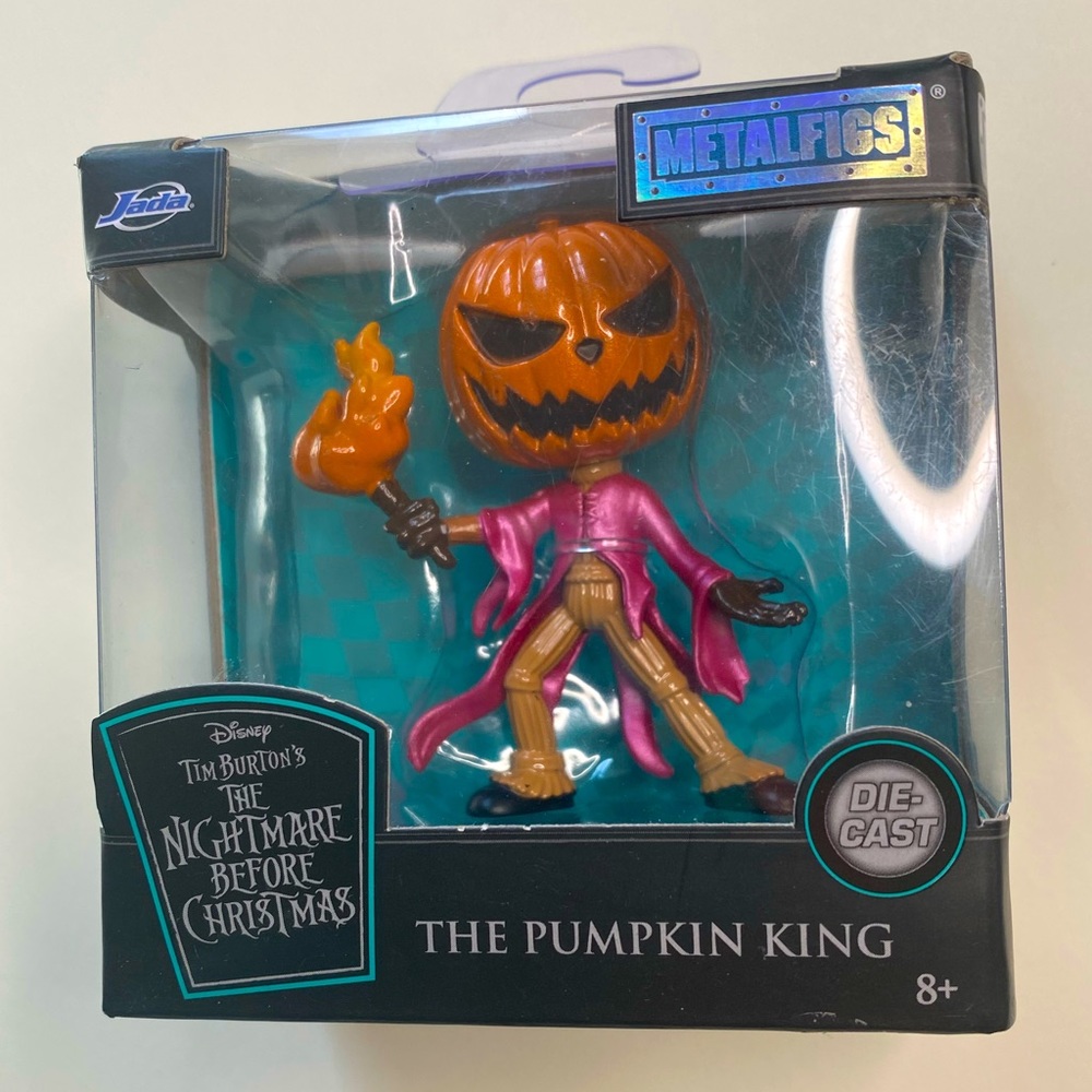 Jack skellington PUMPKIN KING metal figure Nightmare before Christmas Toy Horror